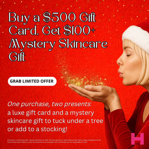 Christmas Offer: $500 Gift Card + Mystery Skincare Gift (Valued at $100+)!