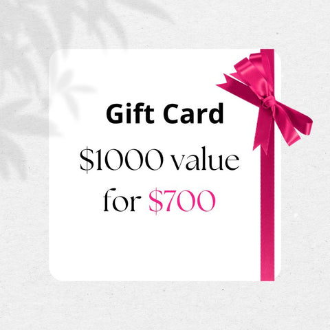 $1000 Gift Card only $700!
